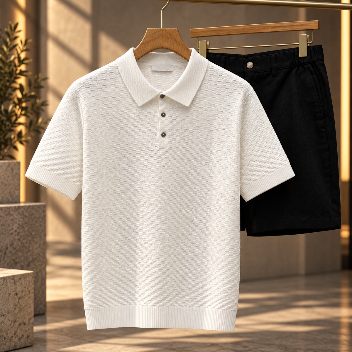 Vellum AirKnit™ | Breathable Textured Polo