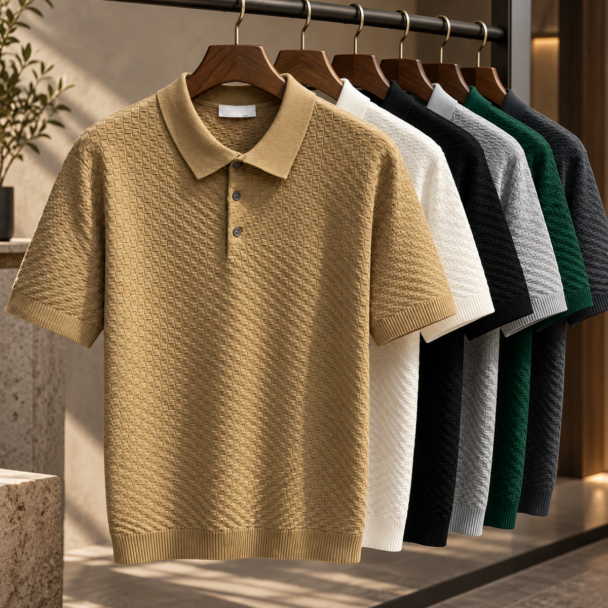 Vellum AirKnit™ | Breathable Textured Polo
